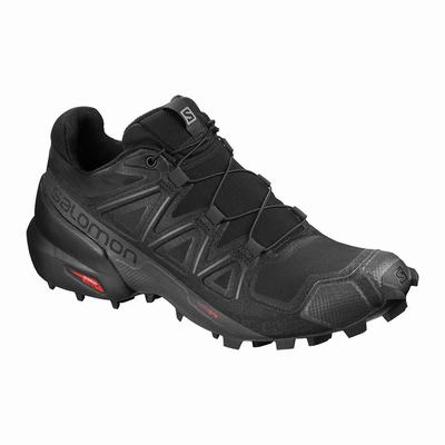 Salomon SPEEDCROSS 5 - Naisten Polkujuoksukengät - Mustat